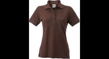 James and Nicholson Dames/dames Werkkleding Poloshirt (Bruin)