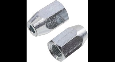 KARZO - Set van 2 M10 x 1 Unie Moeren voor Remslangen - Binnen Diameter 5 mm, 4.75 mm