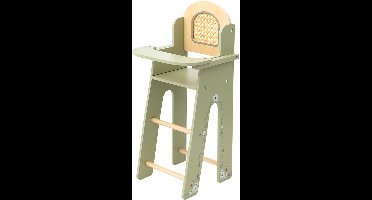 Kinderstoel poppenstoel groen voor uw pop afm B 27 x L 25 cm x H 56,8 cm