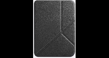 Scoby Hoesje Geschikt voor Kobo Clara BW en Colour - Luxe Bescherm Case - Trifold - Book Cover - Tablet Cover - Zwart - 2 stuks
