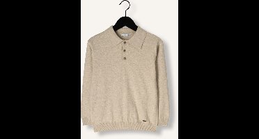 MAYORAL L/s Knit Polo Polo's & T-shirts Jongens - Polo shirt - Beige - Maat 104