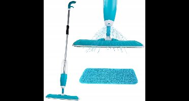 Vlakmop met sprayfunctie - 125 cm - Inclusief microvezeldoek