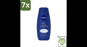 7 x Nivea - Crème Care - Crème Bad - Unieke Nivea Crème Geur - 750 ml - Grootverpakking - Douchecrème - NIVEA Crème - Hydraterende Crème - Verzorging - Zachte Huid