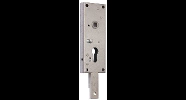 Nemef Garagedeurslot - staal verzinkte slotkast - stang onder, verend - 60 mm
