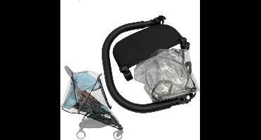 Accessoireset voor kinderwagens met verlengplank en regenhoes
