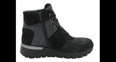 Waldläufer OrthoTritt Dames Veterboot - 626K82-304-001 Zwart - Wijdte K - Maat 5 (38)