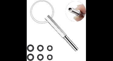 Ovale kop sleutel met sleutelhanger - Jura - Onderhoud - Uitbreiden brouwgroep - Koffiemachines - Geschikt voor - Zwart model.