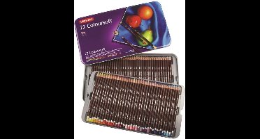 Derwent Coloursoft Potloden in blik 72 stuks