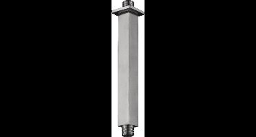 Wiesbaden 304 Douchearm Plafondbevestiging Vierkant 20 cm - Geborsteld RVS
