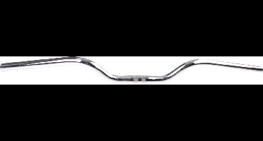 Ergotec M-bar M 39 Mm 16º Grip 190 Mm Stuur Zilver 25.4 mm / 700 mm