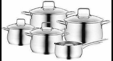 Wmf Mattea Hoogwaardih Chromestaal 18/10 Pannenset - 5 Delig