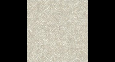 Restored Labyrinth beige behang (vliesbehang, beige)