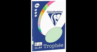 Clairefontaine Trophée - groen - kopieerpapier- A4 80 gram - 100 vellen