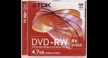 TDK DVD-RW 4.7GB 4x - 1 Pack NA