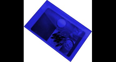 EXXO-HFP #90626 - Visitekaartmap - Creditcardmap - Klitsluiting - Blauw - 150 stuks (15 pakken @ 10 stuks)