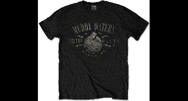 Muddy Waters - Electric Blues Vintage Heren T-shirt - L - Zwart