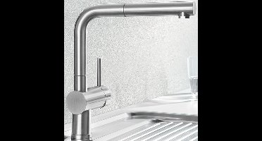 Keukenkraan Blanco Linus S 517184 Rvs geborsteld