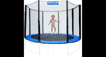 Monzana Veiligheidsnet Trampoline - voor 6 bevestigingspalen - Ø426cm