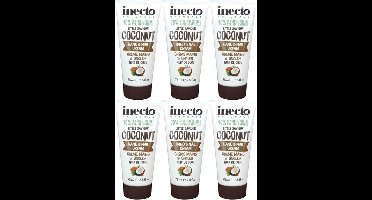inecto - Coconut Hand & Nail Cream - 6 pak - Voordeelverpakking