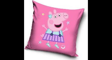 Carbotex Peppa Pig - Sierkussen Kussen 40 x 40 cm inclusief vulling