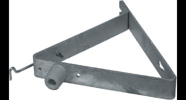 GB deuropvangbeugel 45° - met buffer - 275 x 250 mm - zware uitvoering