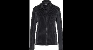 James and Nicholson Dames/dames structuur fleece jack (Zwart/Koolstof)