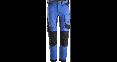 Snickers 6341 Stretch Werkbroek | Blauw/Zwart | Maat 58 (Jeansmaat 41/32)