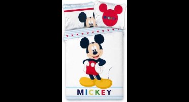 MICKEY Mouse dekbedovertrek - 140x200 cm. - Mickey dekbed