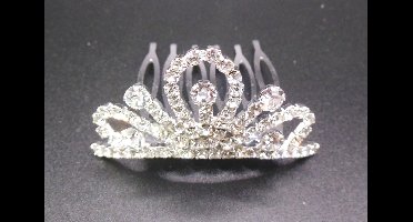 Tiara klein kroontje met strass #2