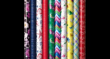 Premium - Luxe Cadeaupapier - Inpakpapier - 200 x 70 cm - 5 rollen