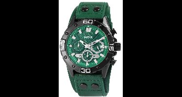 Raptor Limited Herenhorloge Echtleder Lilio, datumweergave