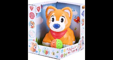 Play interactieve puppy speelgoed met bal voor baby's en peuters.