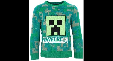 Minecraft gebreide kindertrui 6 jaar