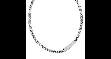 Emporio Armani EGS3303040 Heren Collier 48 cm - Zilverkleurig