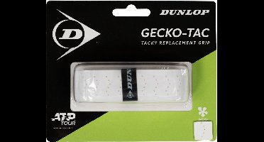Dunlop D TAC GECKO-TAC REP GRIP WHT 1PC BLISTER Unisex Grip - Wit