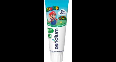 Zendium - Tandpasta Junior 5+ - 12 x 75 ml - Voordeelverpakking