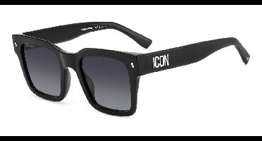 Dsquared2 ICON 0010/S BLACK/GREY SHADED 51/22/145 Herrenbrillen Zonnebrillen