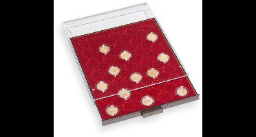 Stapel element, MB - voor Munten Ø 39 mm. (30 st.) Rookleur / Transparant