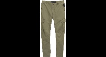 Tom Tailor Denim - Regular tapered cargobroek - Maat M - Dusty Olive Green