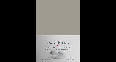 Excellence Jersey Topper Hoeslaken - Tweepersoons - 140x200/210 cm - Taupe