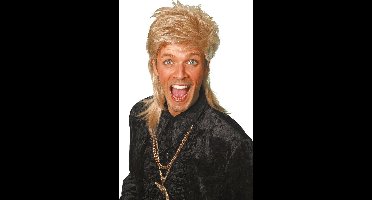 Johnny pruik de luxe blond