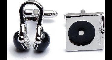 Manchetknopen - Headset en Platenspeler Koptelefoon