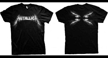Metallica - Spiked Heren T-shirt - S - Zwart