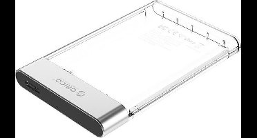 Orico harde schijf behuizing 2.5 inch - Transparant - aluminium alloy