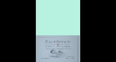 Excellence Jersey Hoeslaken - Eenpersoons - 90/100x210/220 cm - Mint Green