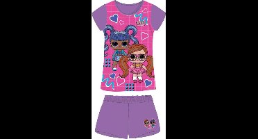 LOL Surprise pyjama - maat 110 - L.O.L. Surprise! shortama - paars