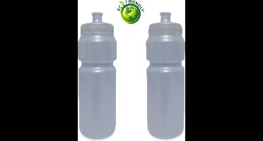 Drinkflessen 750ml x2 - 1.5Liter - Parelmoer