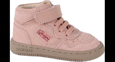 Shoesme Roze Basket Sneakertje - Sneakers Kinderen - Meisjes - Old Pink - Nubuck - Maat 23