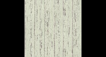 Homestyle - Behangpapier - Planken - Behang - Groen - 0,53 x 10 M.
