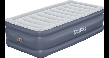 Tritech Twin Luchtmatras met Ingebouwde AC Pomp en Antimicrobiële Coating 1,91 m x 97 cm x 51 cm